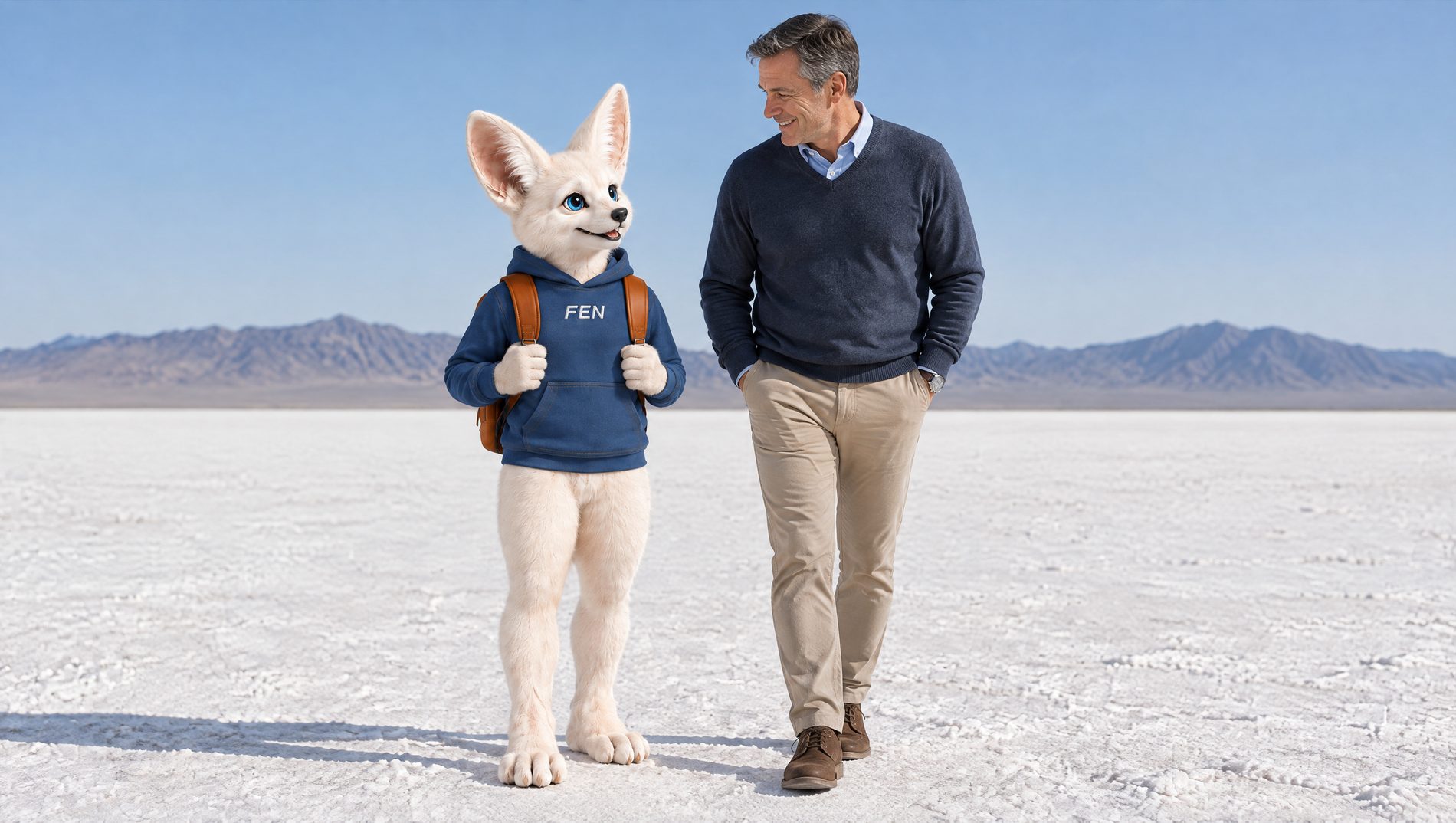 FEN walking beside a Fenyrian